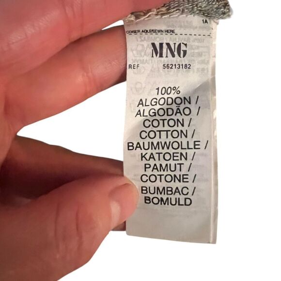 MNG - Mango 100% cotton striped long sleeve tee - Picture 5 of 7